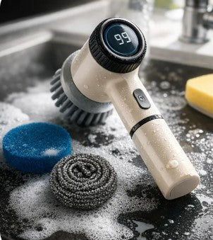 High-Torque Waterproof Power Scrubber